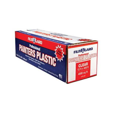 BERRY PLASTICS 626263 12 x 400 ft. Dropcloth High Density Painters Plastic 1108224